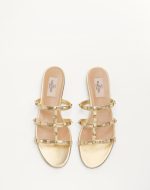 ROCKSTUD LAMINATED NAPPA SLIDE SANDAL - Image 2